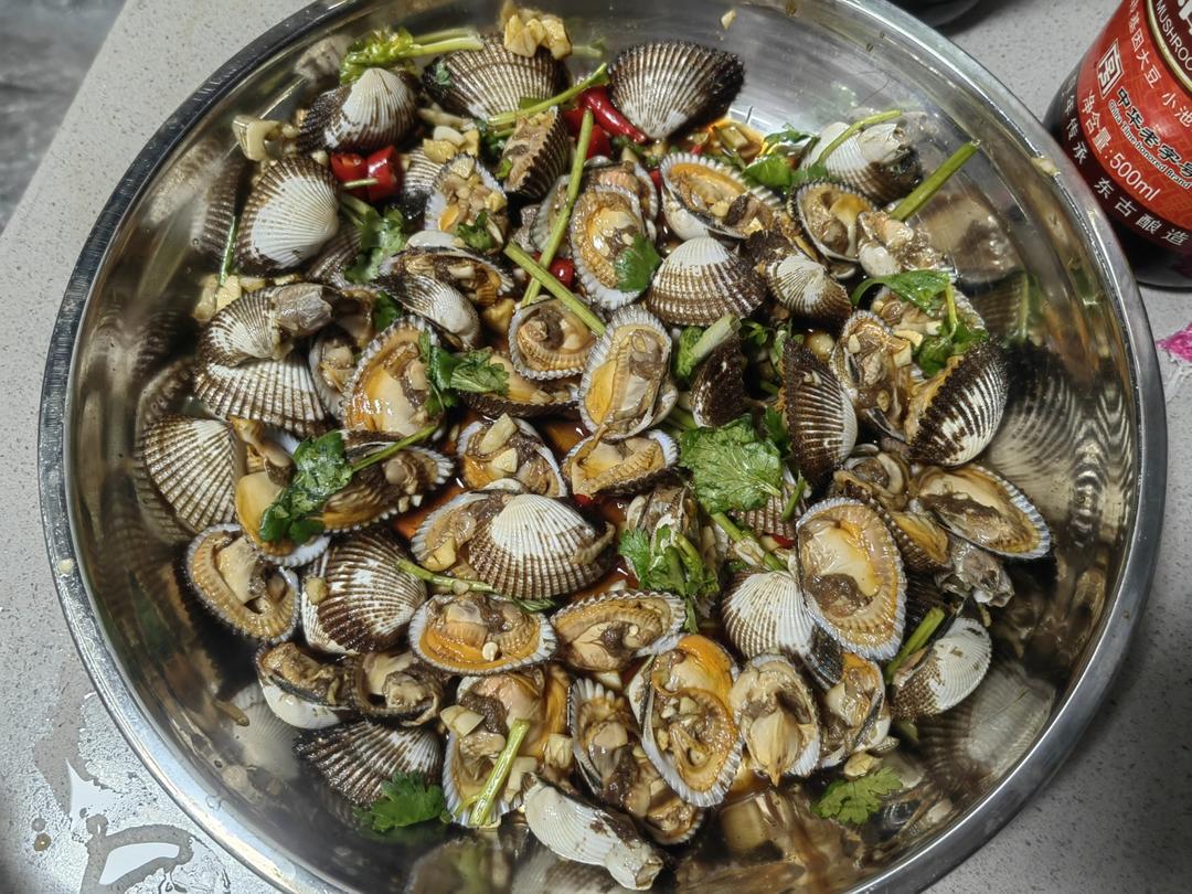 凉拌血蛤