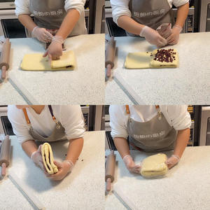 千层蜜豆酥饼和千层豆沙饼的做法 步骤7