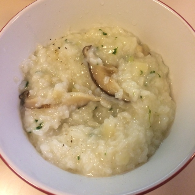 鲜贝香菇蔬菜粥