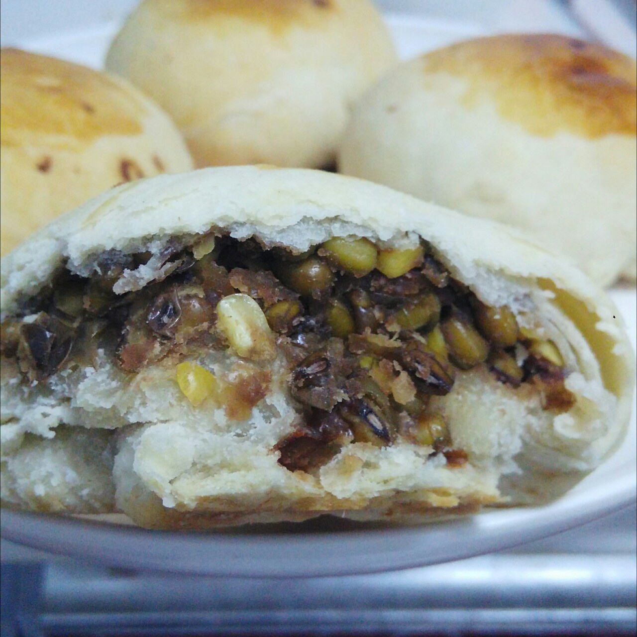 新奥尔良鸡肉酥皮月饼