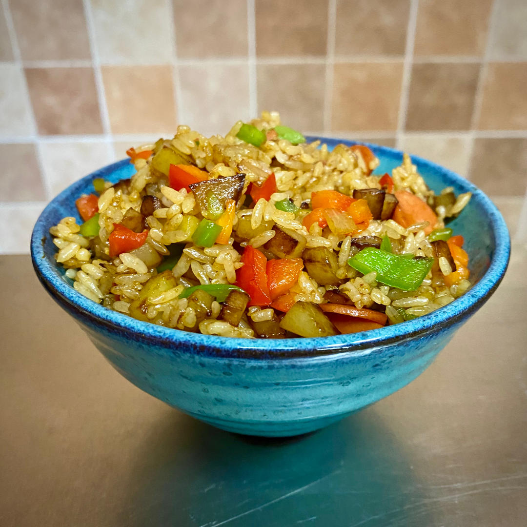 火腿土豆烩饭