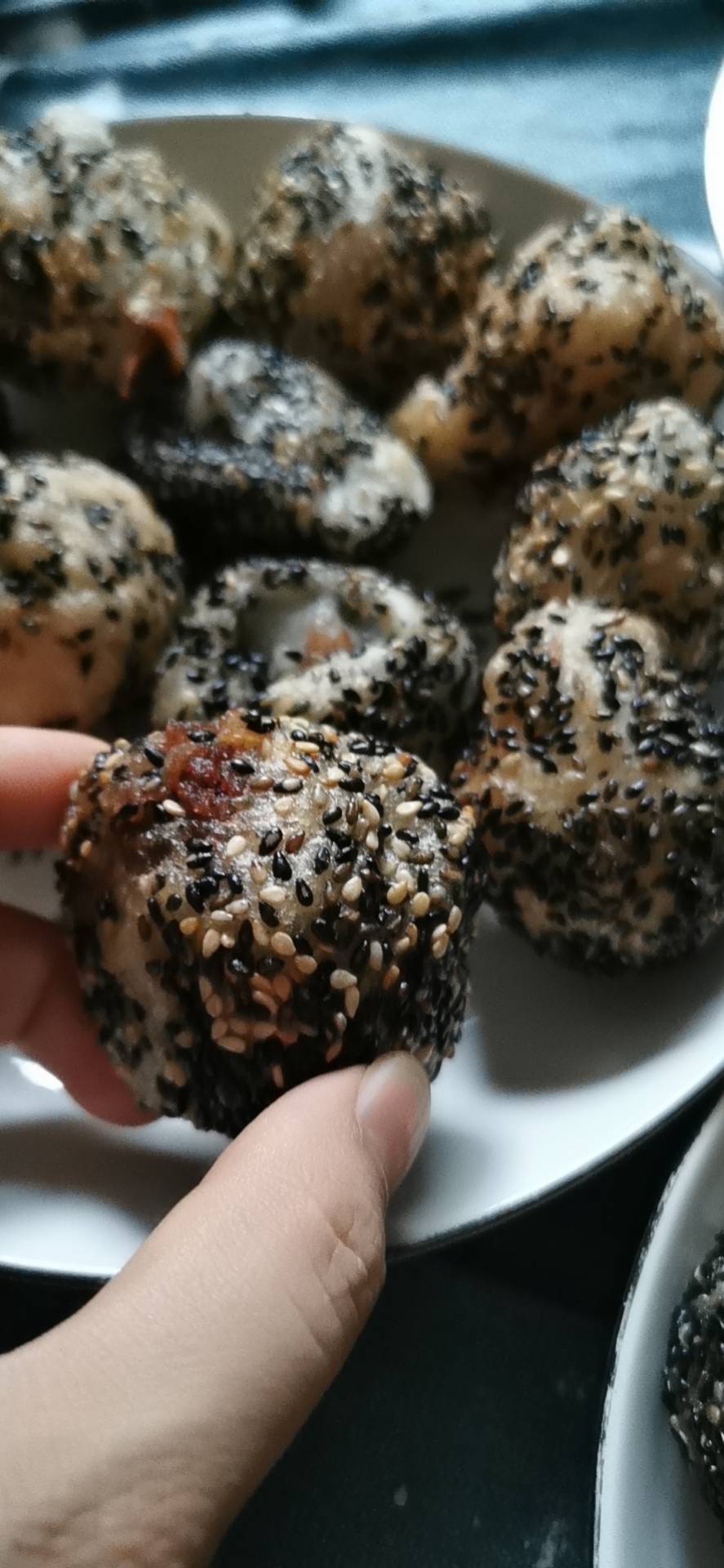 表皮酥脆，不软塌的空心大麻团/煎堆，不崩油配方