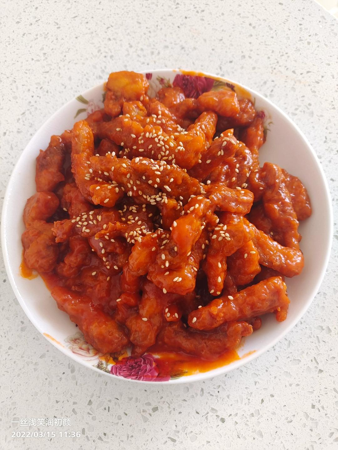 饭店里面糖醋里脊凭什么那么好吃，你看你也行