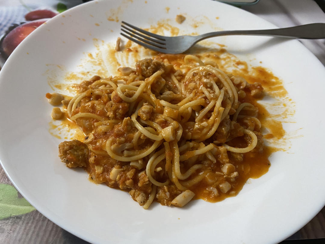 肉酱茄汁意大利面