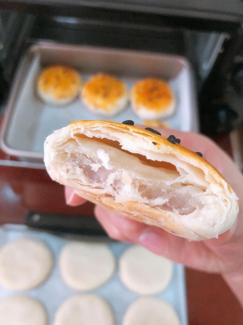 红豆酥皮红豆饼（植物油、零失败、酥掉渣）