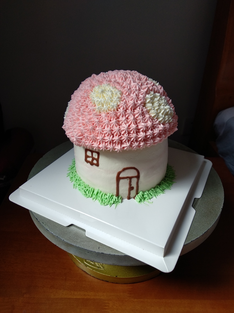 蘑菇房子蛋糕－好吃的童话小屋