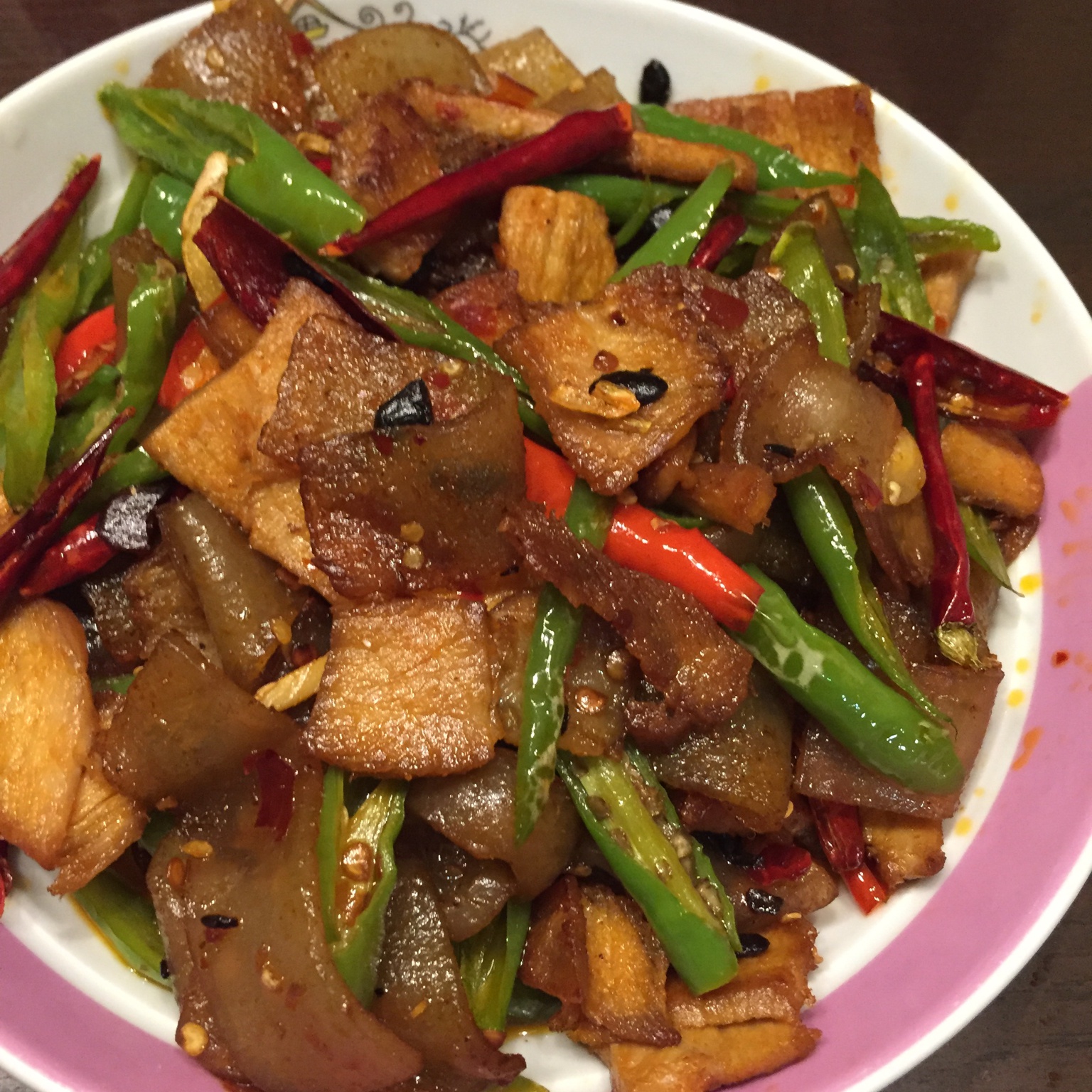唐小厨娘做的苕皮蒜苗回锅肉超下饭