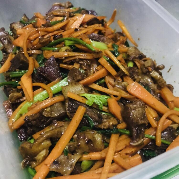 爆炒羊头肉