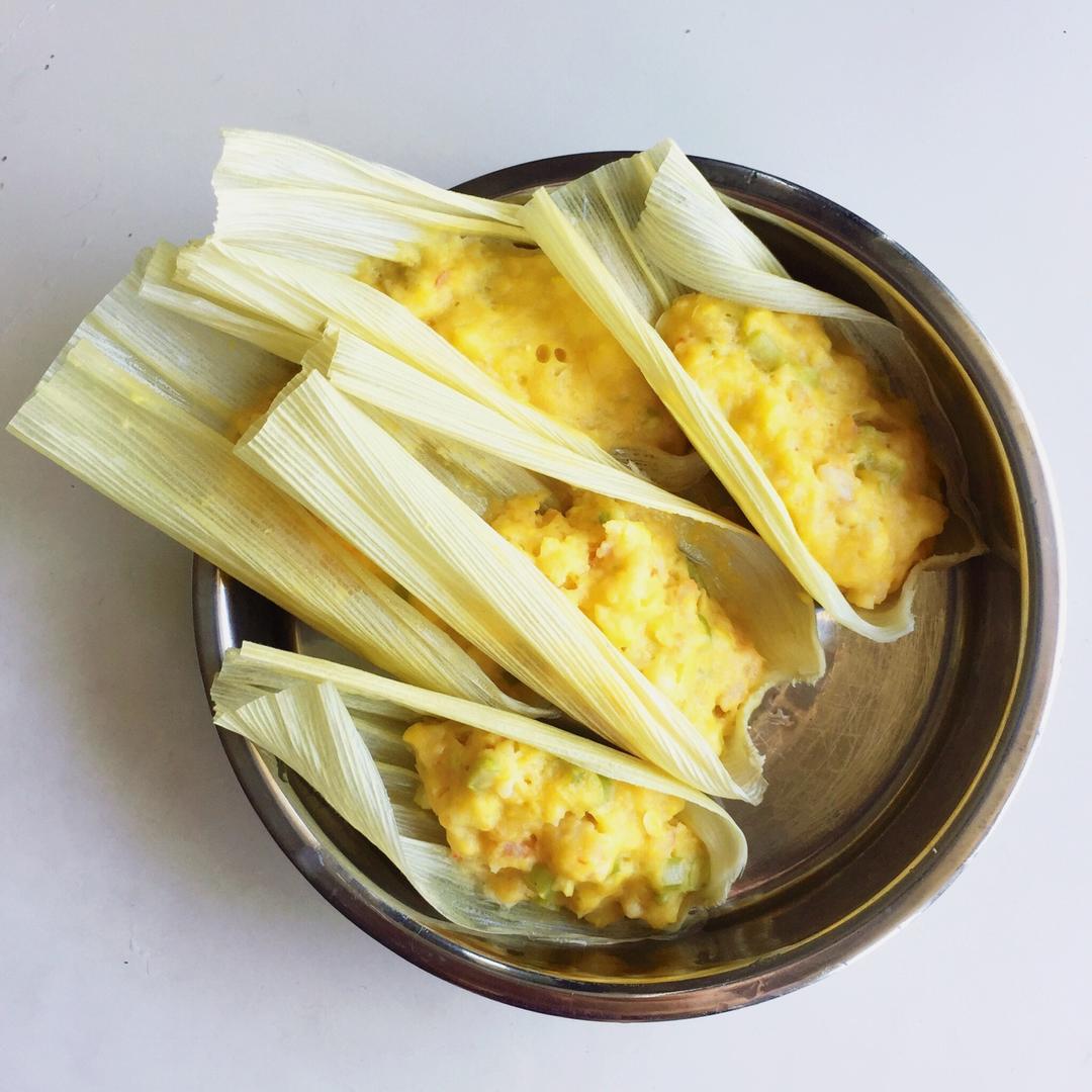 玉米虾仁粑粑