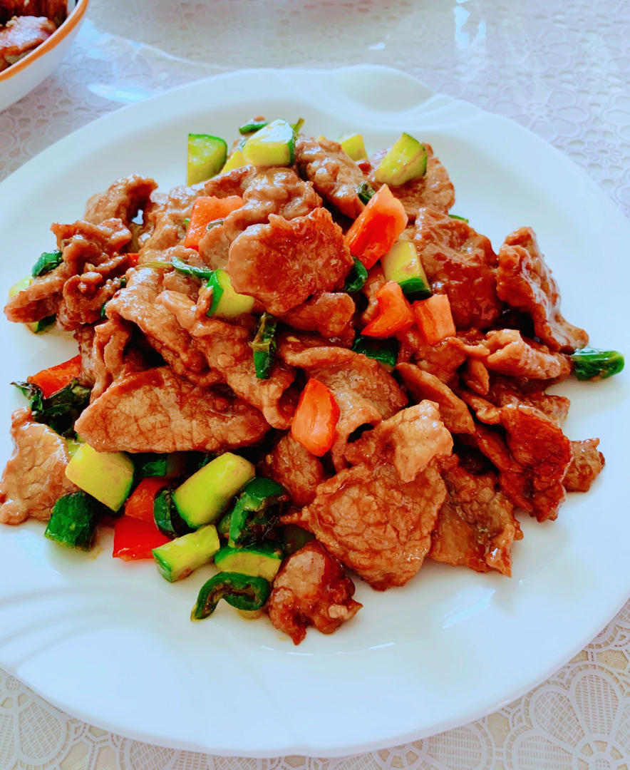 小虫虫1314做的爆炒牛肉片