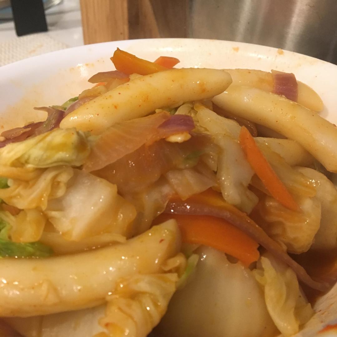韩式辣炒年糕