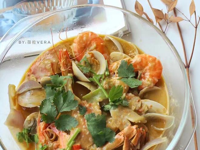 东南亚风味海鲜汤的做法