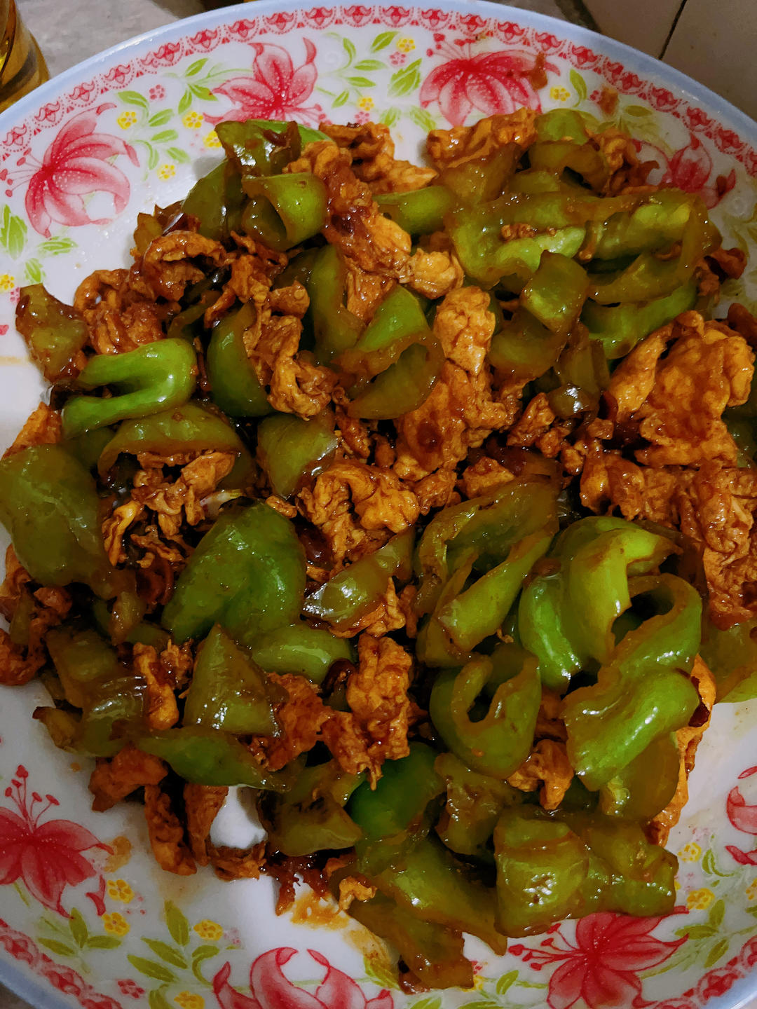 超级下饭的青椒炒鸡蛋