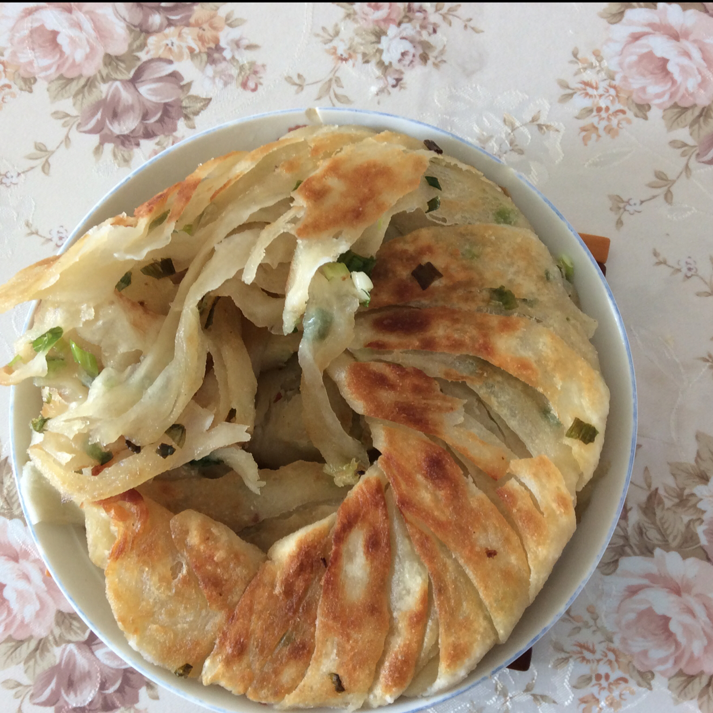 葱花手抓饼