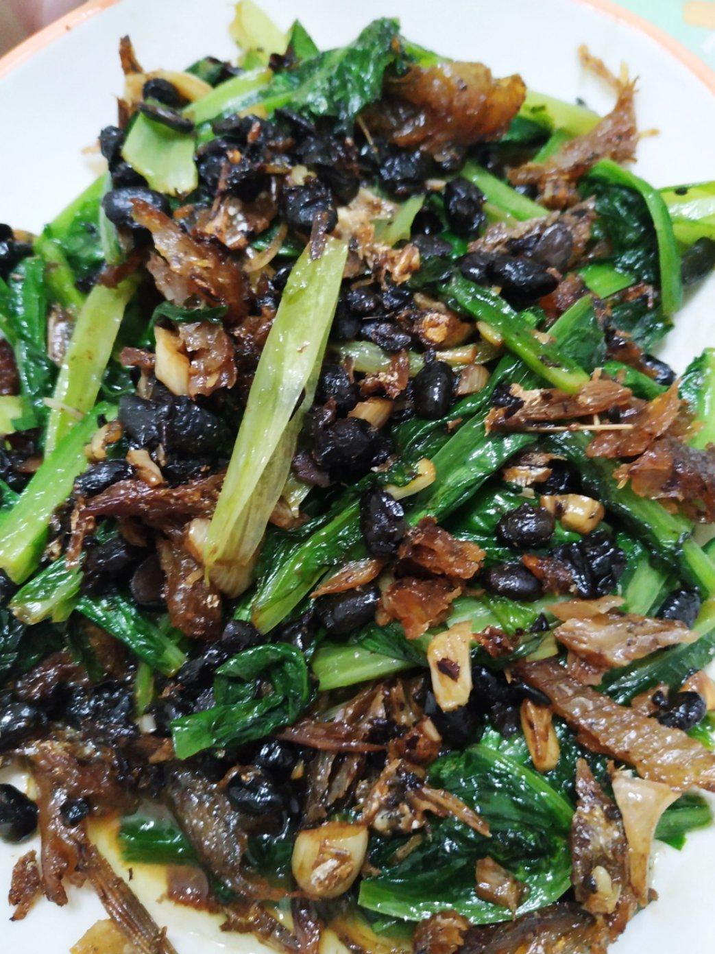 豆豉鲮鱼油麦菜