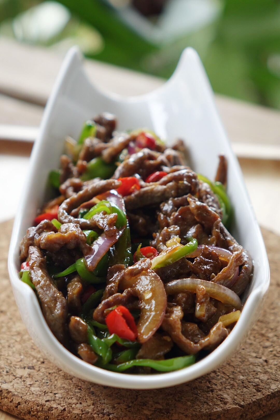 小炒牛肉丝的做法