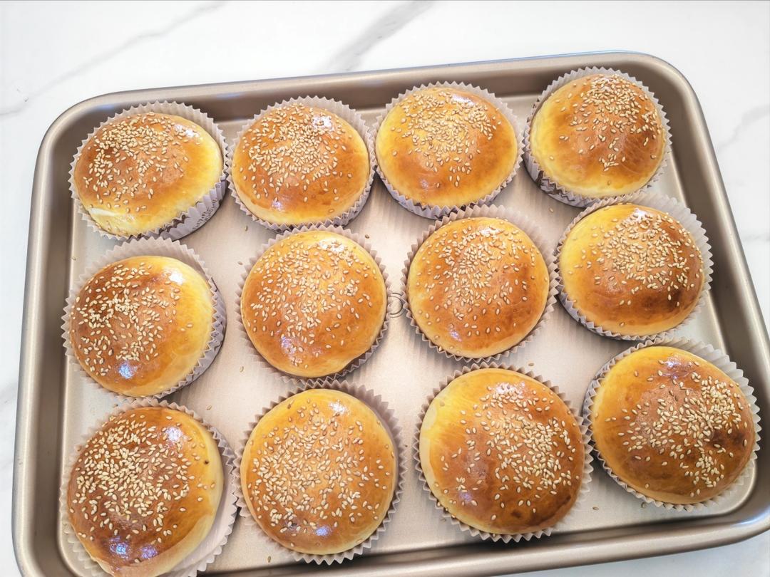 肯德基早餐汉堡轻松在家做 ---『玉米鸡肉汉堡包』