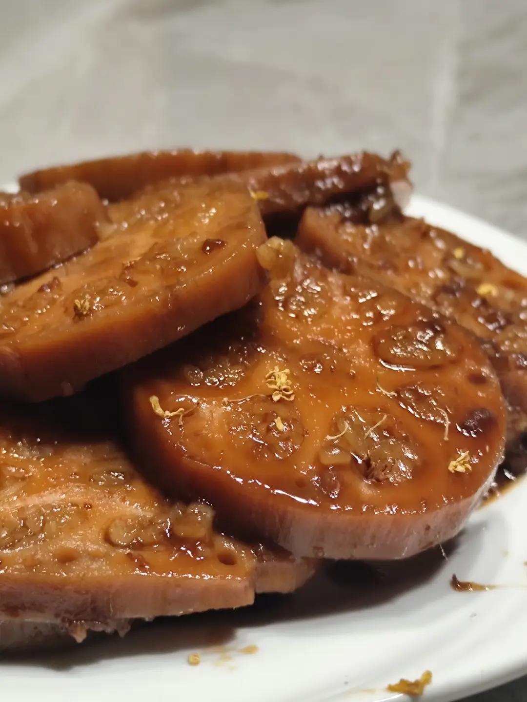 电饭锅版糯米糖藕