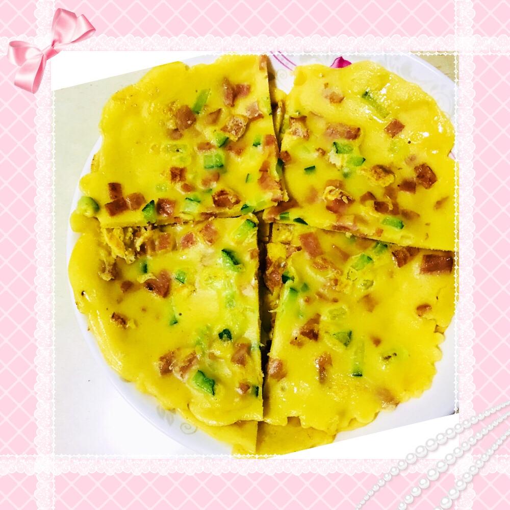 培根香葱鸡蛋饼