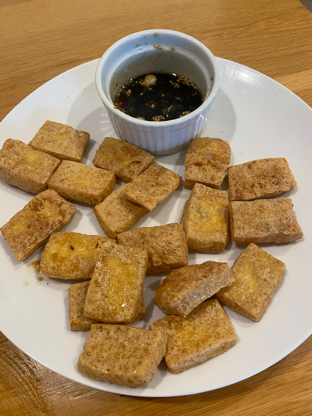 空气炸锅别闲置了❗️巨好吃～炸豆腐