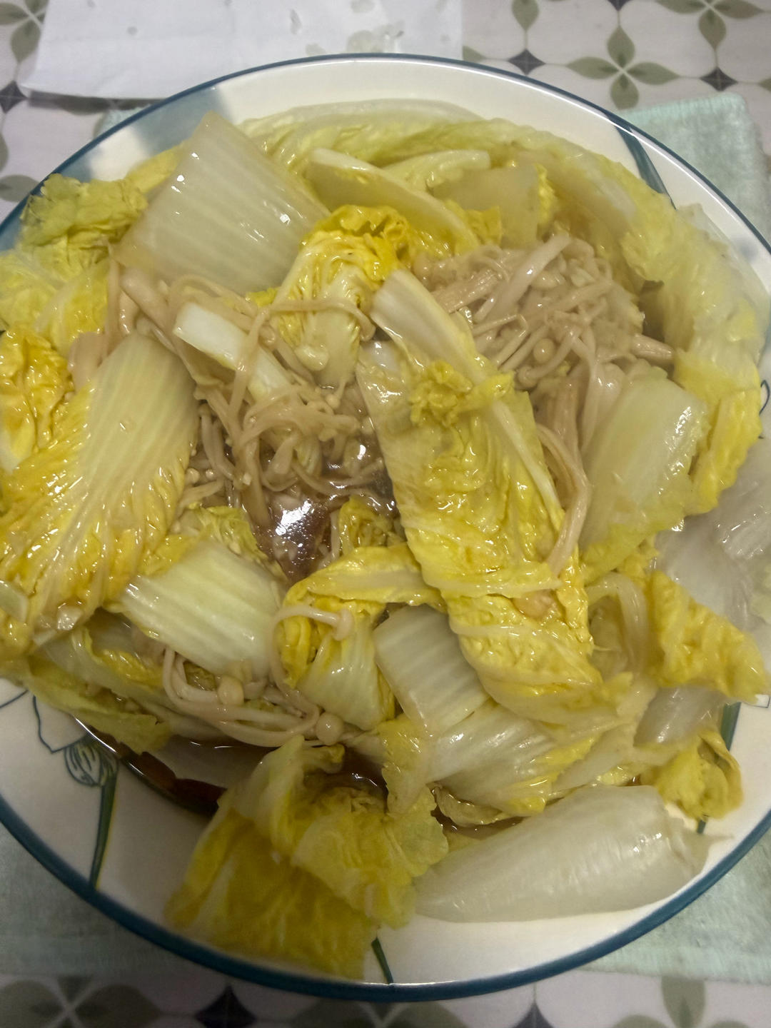 懒人下饭神器，蒜蓉蒸粉丝金针菇娃娃菜