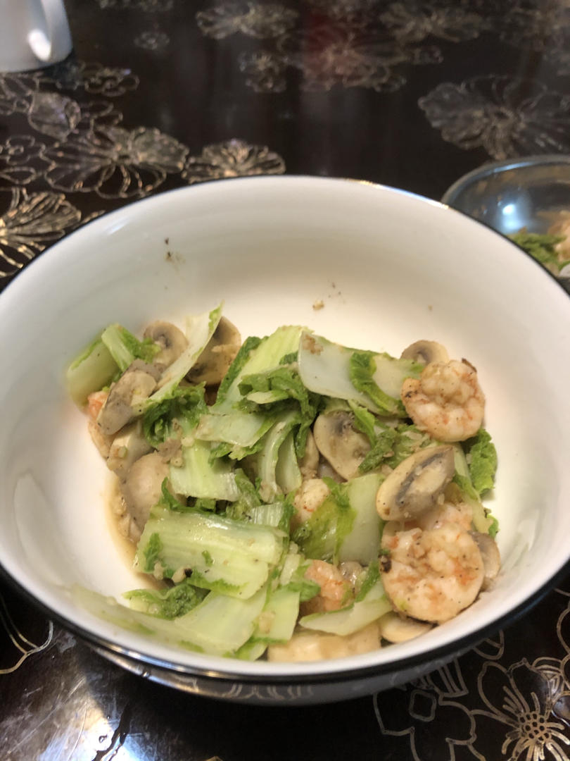蒜蓉蘑菇虾仁