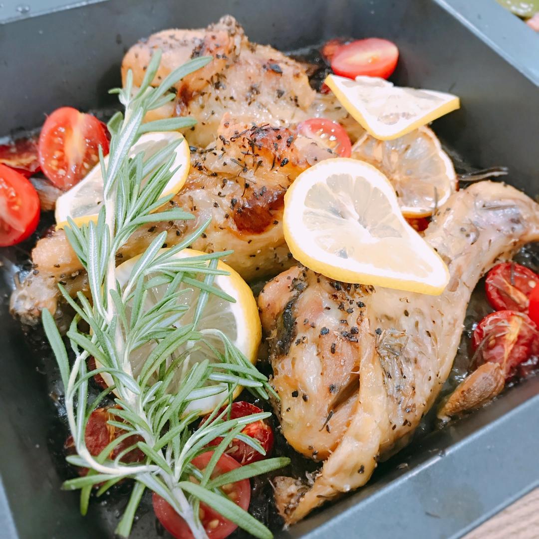 超详细 入味马杀鸡迷迭香烤鸡腿（翅）宴客必备