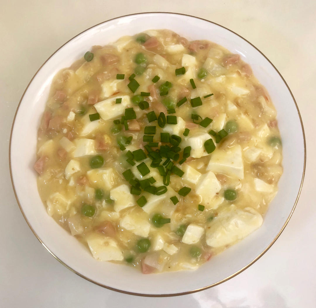 小白都能做的蟹黄豆腐