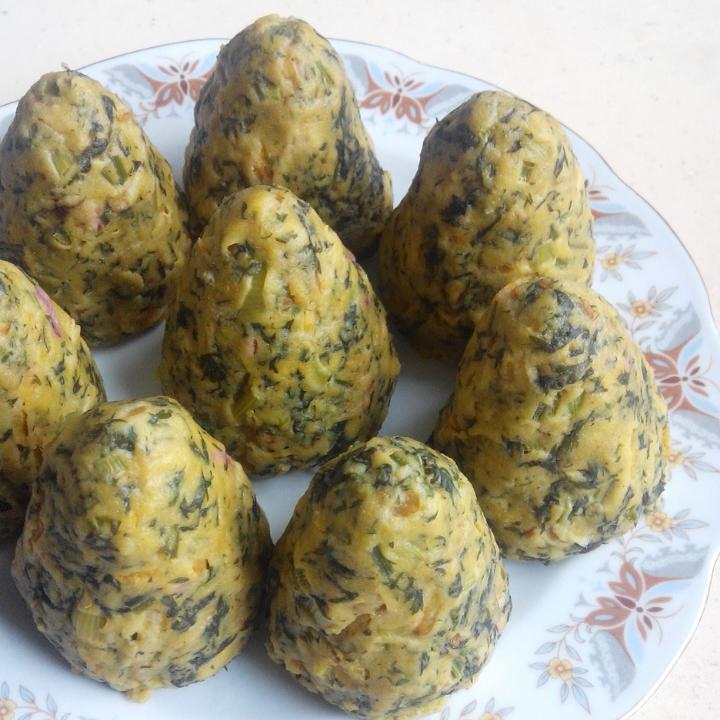 快手菜 咸味菜窝头(内附手法视频) zhj做的咸味菜窝头(内附手法视频)