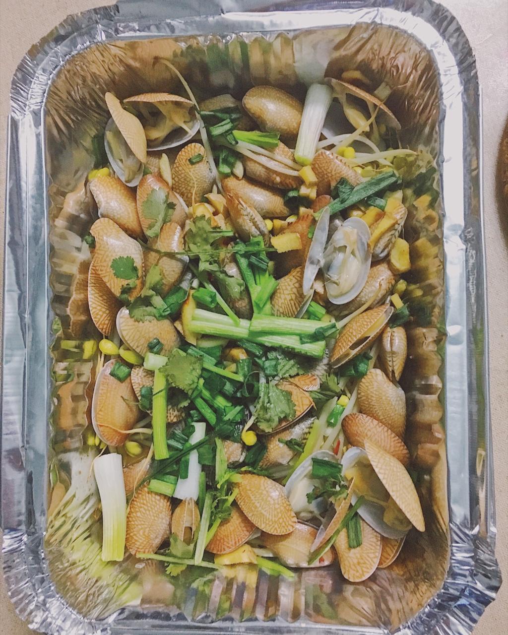 蒜蓉粉丝烤花甲虾