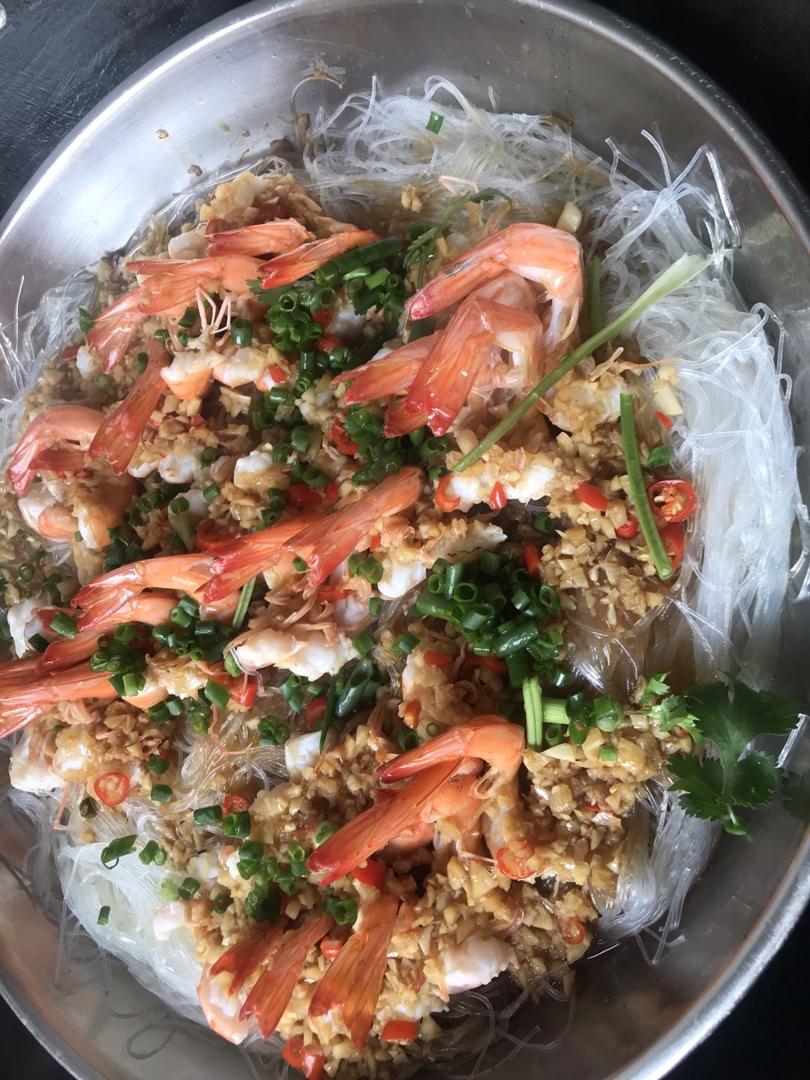 蒜蓉粉丝开背虾