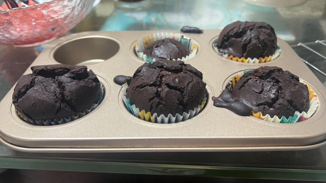 在家做巧克力蘑菇头麦芬蛋糕🍫