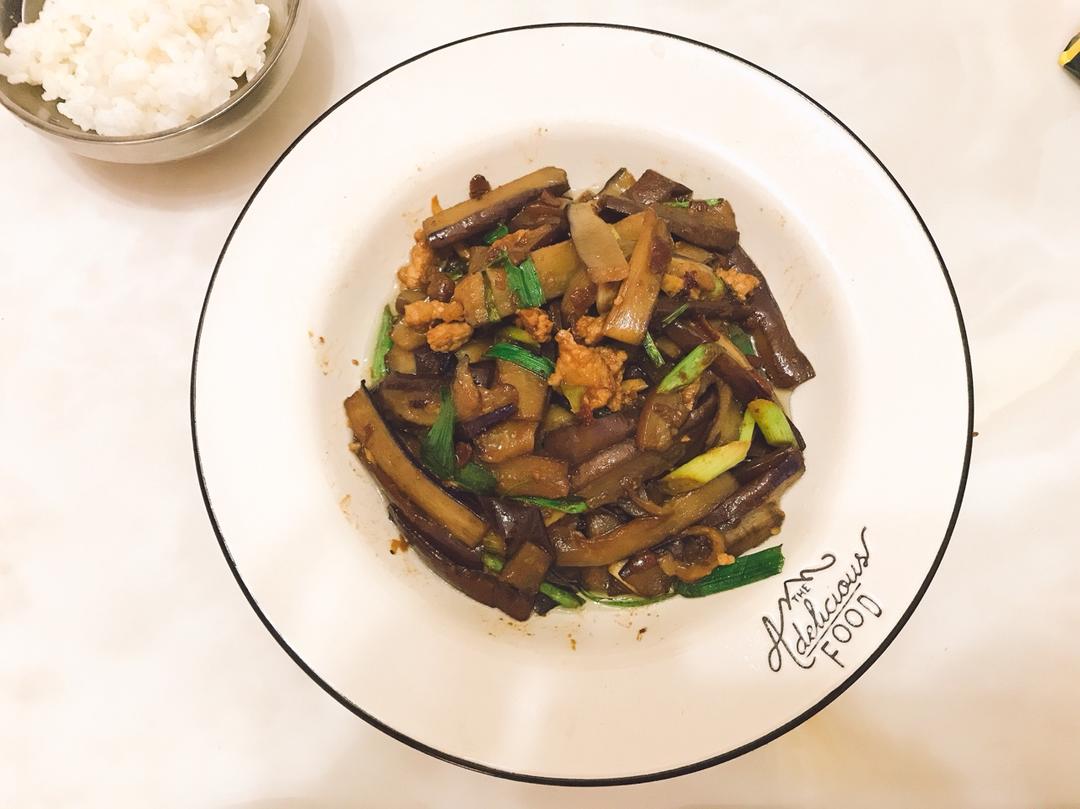 五花肉焖茄子—无水无盐版