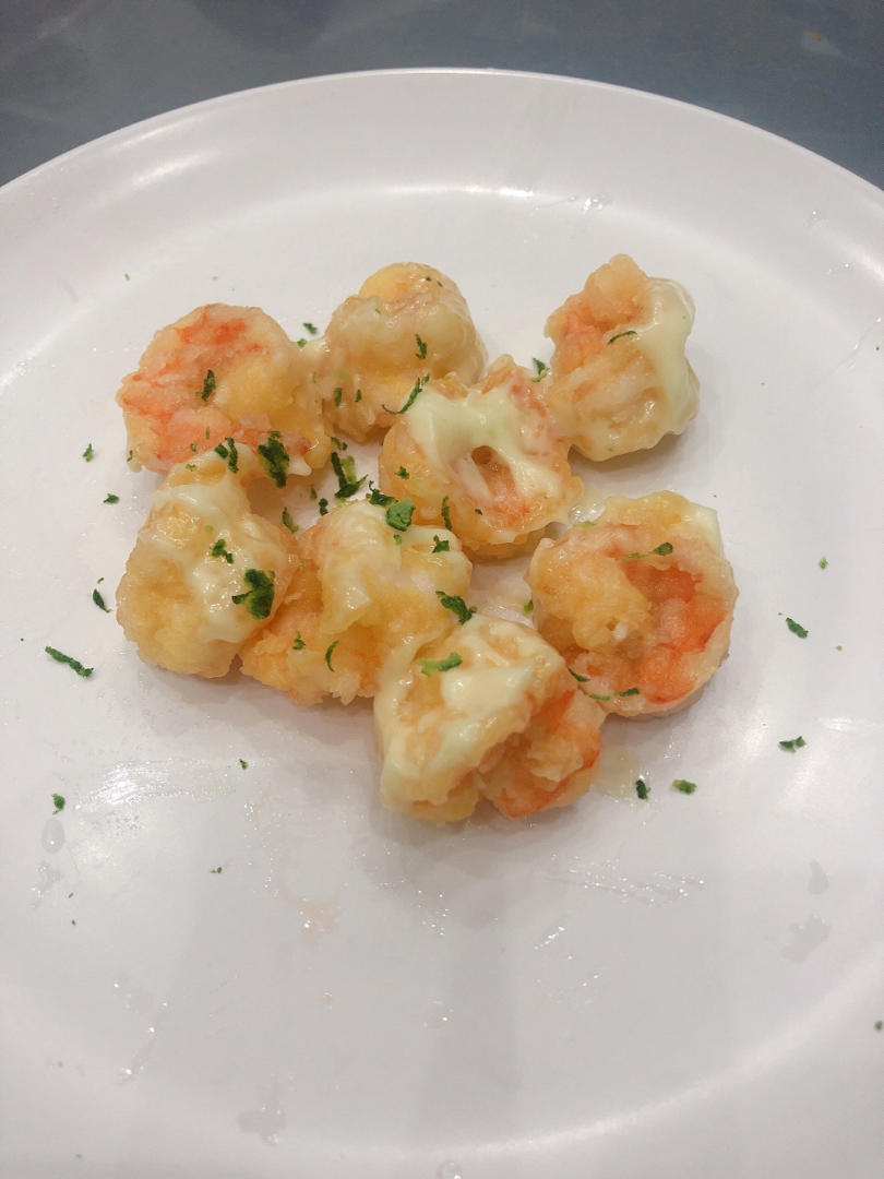 柏悦平替版芥末虾球