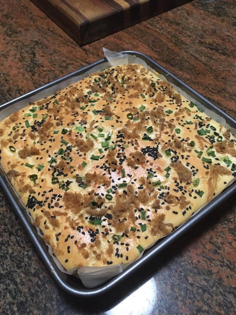 芝士夹心肉松蛋糕🍰