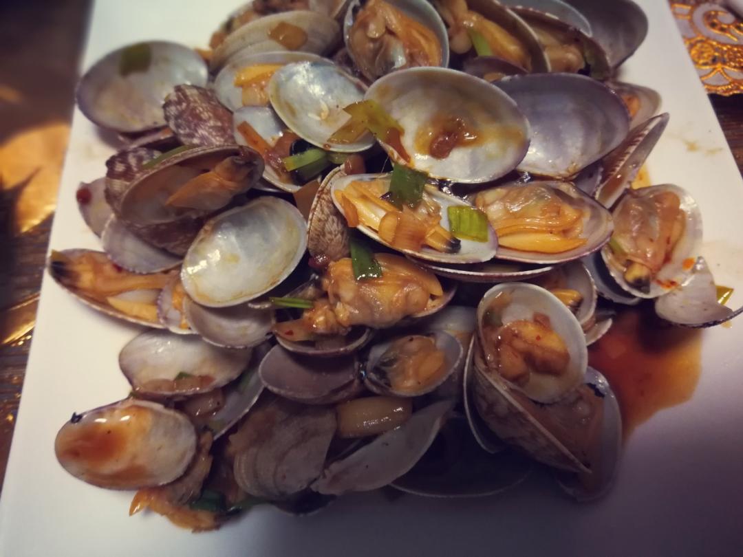 赛过大排档的爆炒花蛤