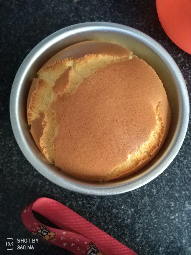 6寸原味戚风蛋糕