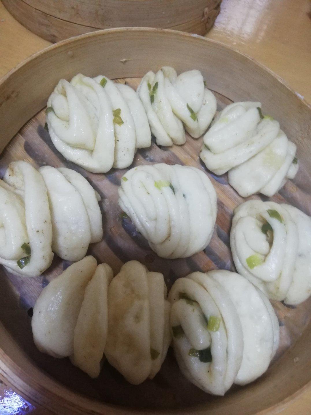 手工花卷的做法