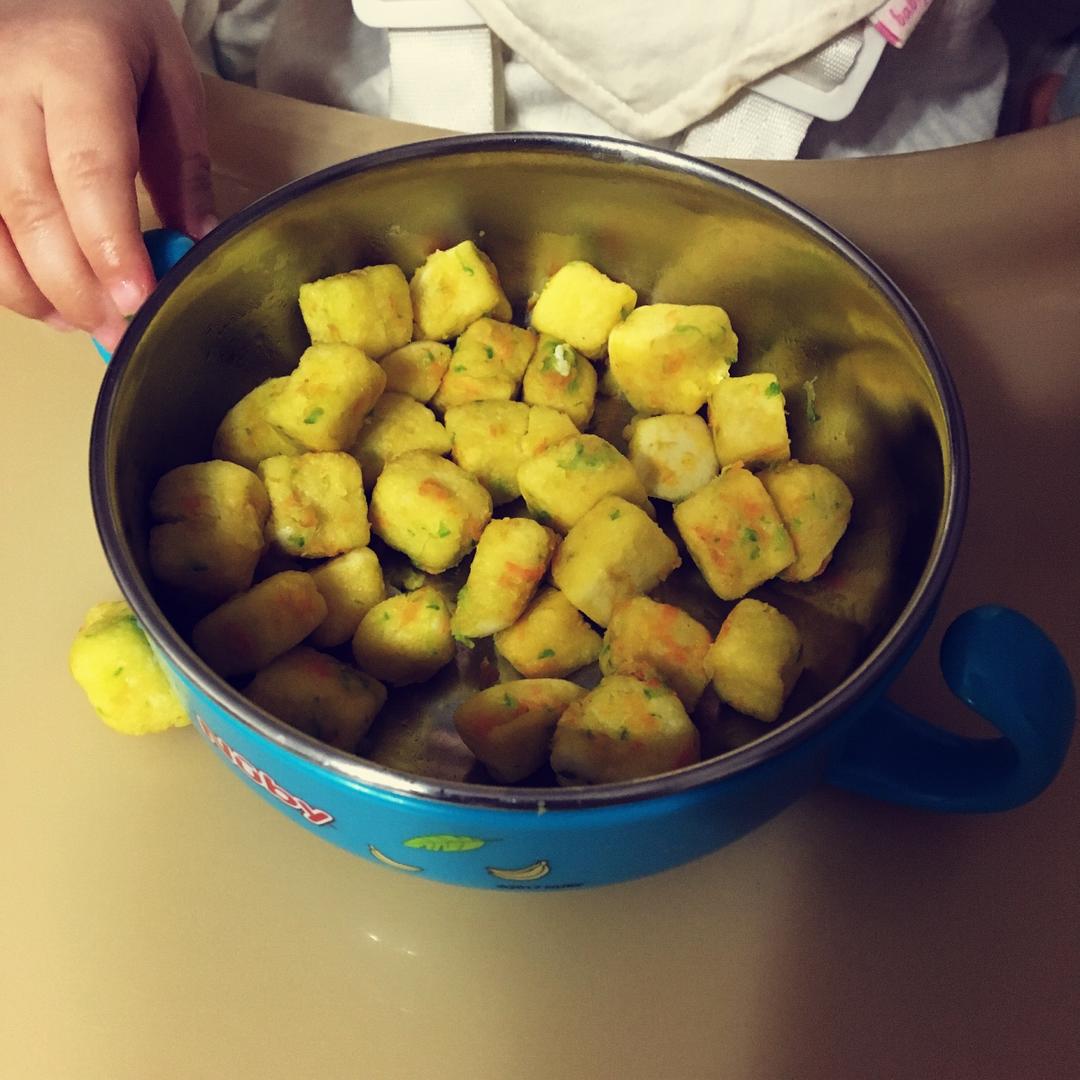 五彩馒头丁  宝宝辅食食谱
