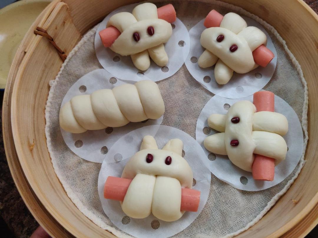 悠然小兔子馒头
