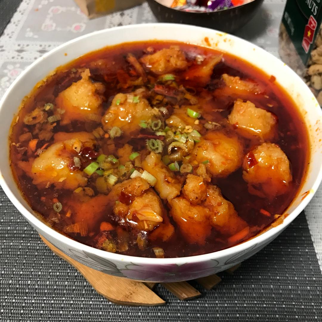 【自制水煮虾滑】