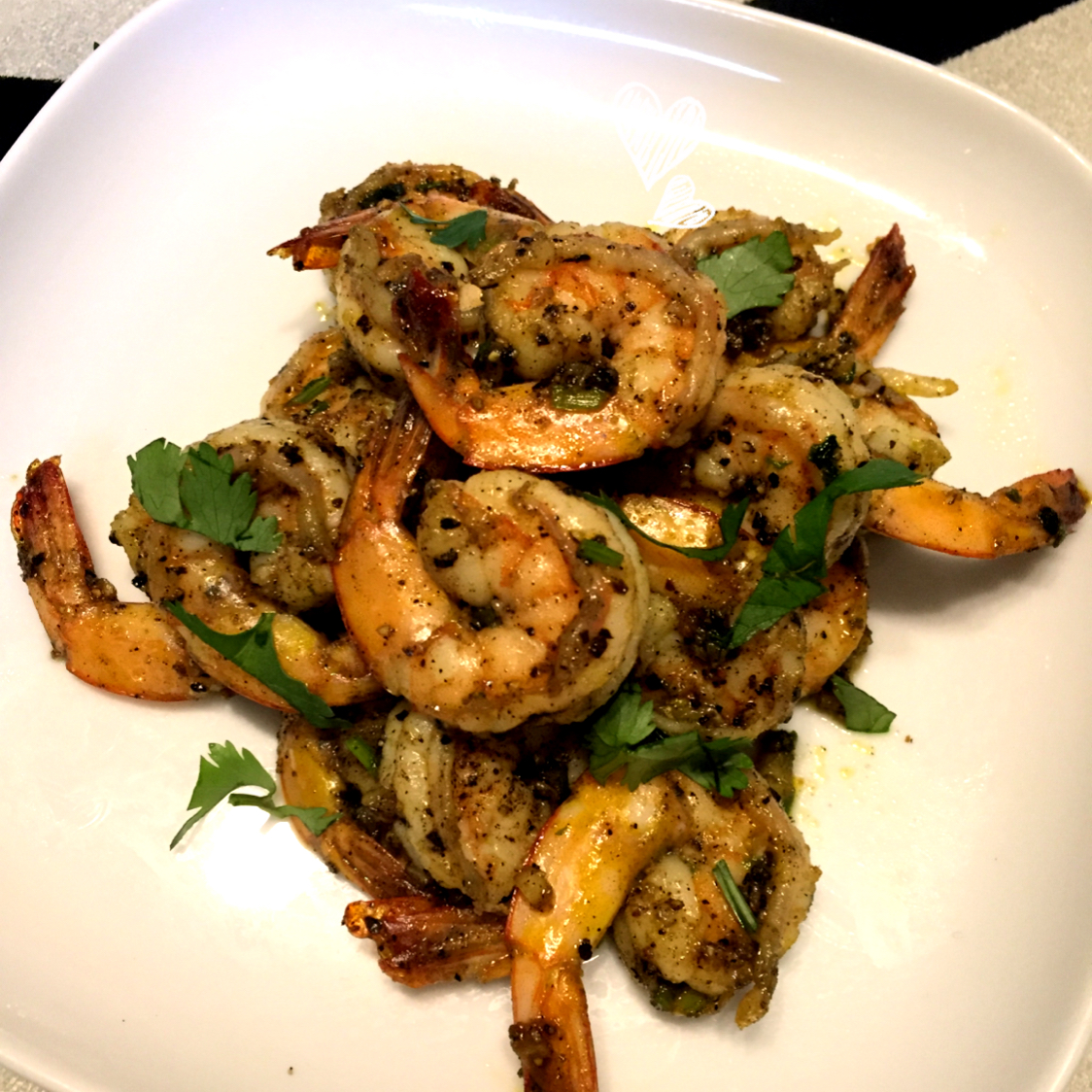 大蒜胡椒虾｜一条视频