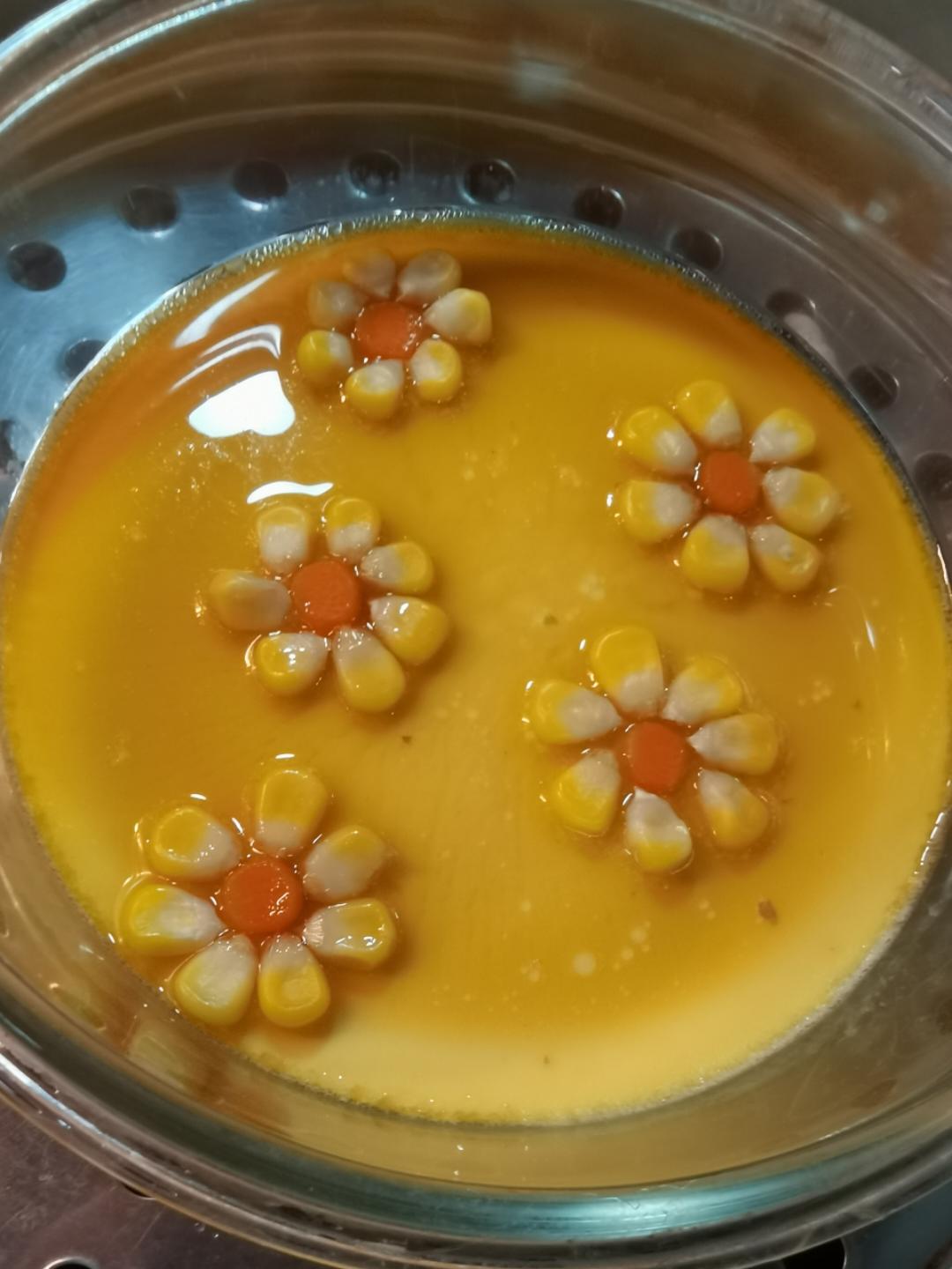 🌼花朵水蒸蛋｜镜面蒸蛋秘方 小朋友最爱的辅食