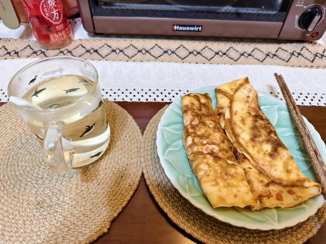 【牛奶鸡蛋早餐软饼】的做法