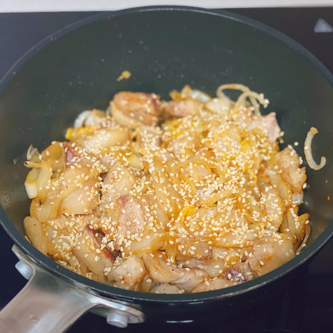 烤五花肉酸菜（平底锅）