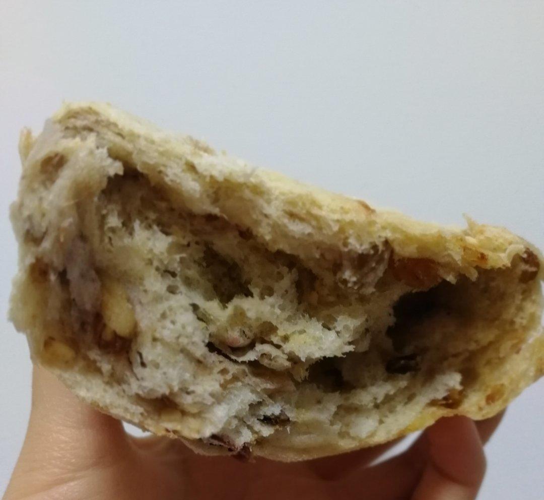 无糖无油红丝绒蔓越莓坚果乳酪/红豆肉松全麦欧包