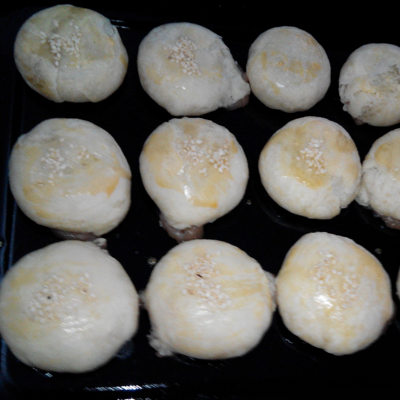 素油版酥皮鲜肉月饼，更健康