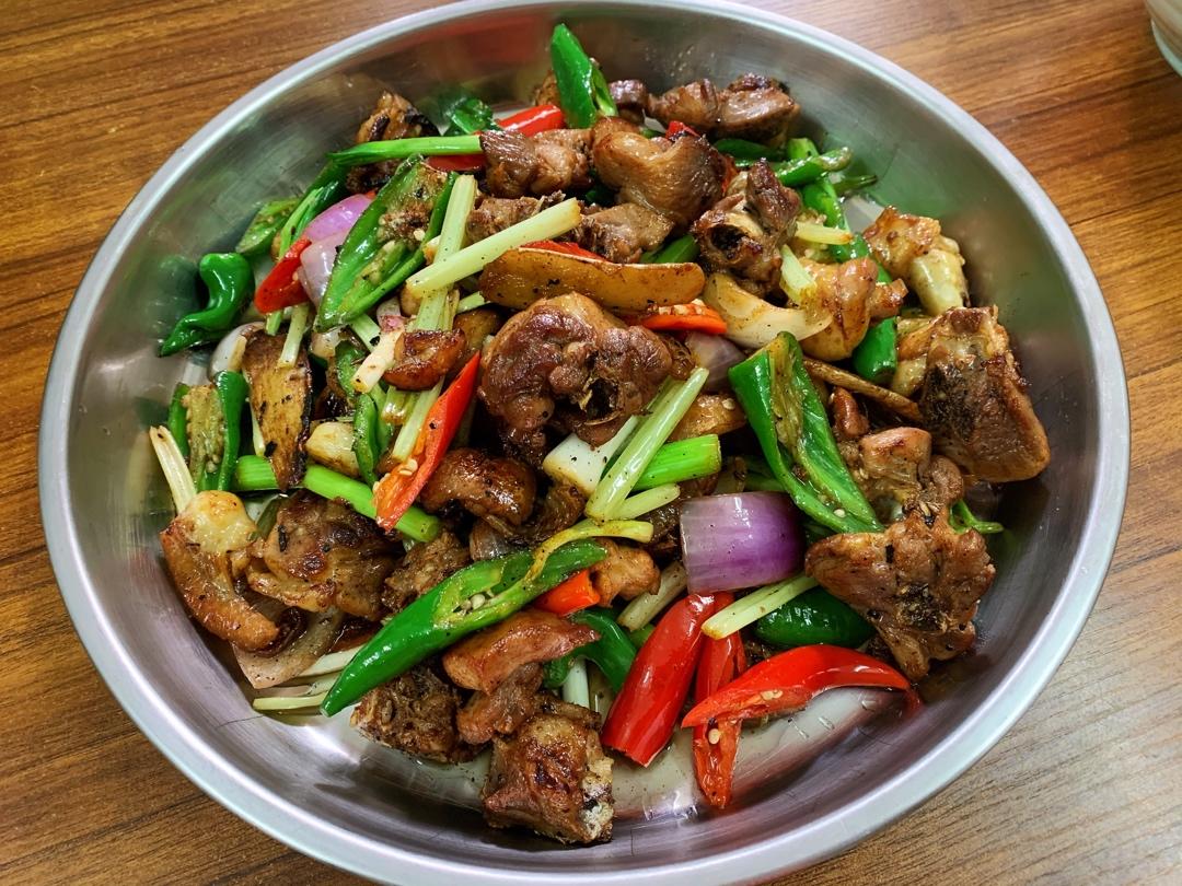 煎焗鸡