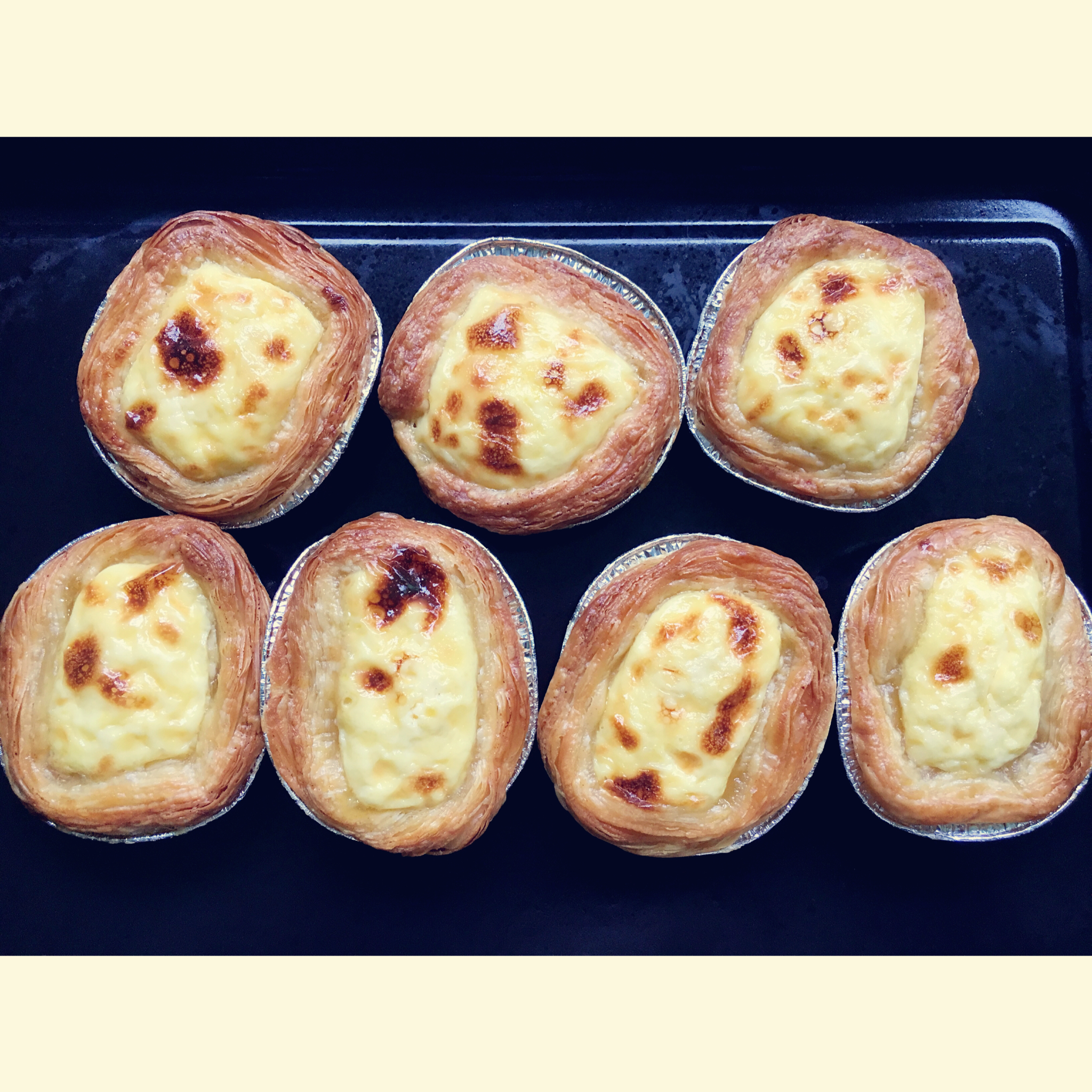 超完美味道超正的蛋挞配方，比KFC的还要嫩还要香~做过最好吃的蛋挞配方