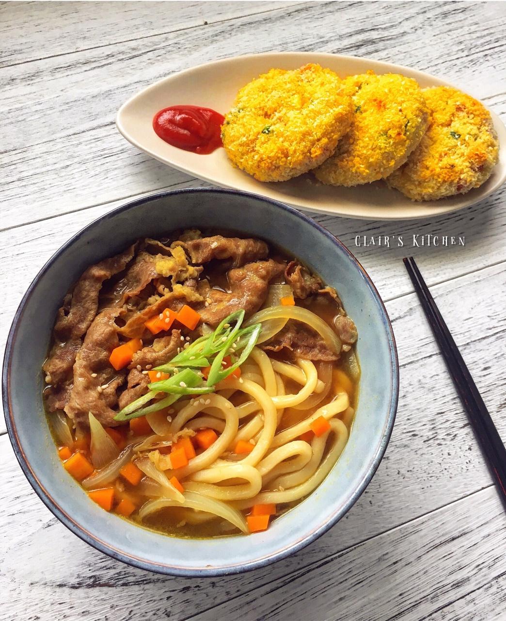 咖喱肥牛乌冬面